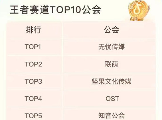 抖音嘉年华比赛TOP5